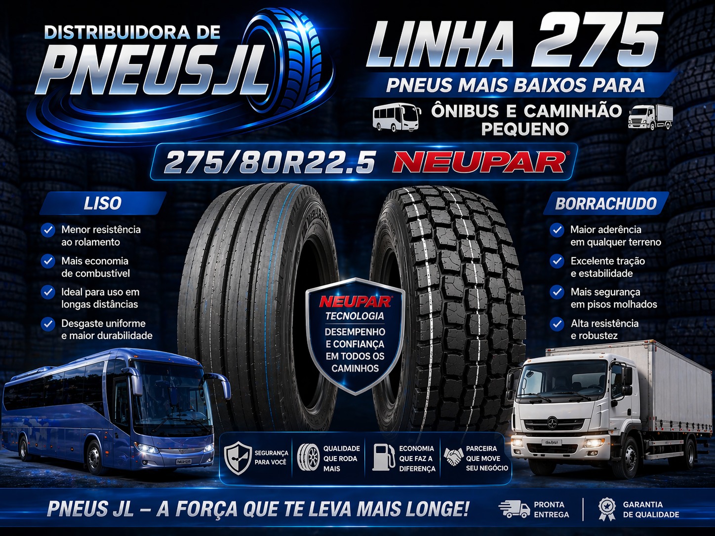 Neupar Linha 275 - Ônibus e Caminhão Pequeno