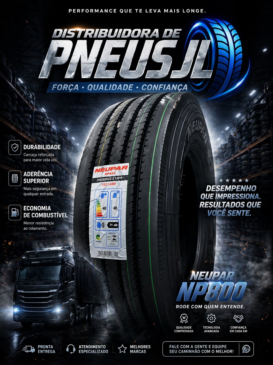 Neupar NP800 - Rode com quem entende